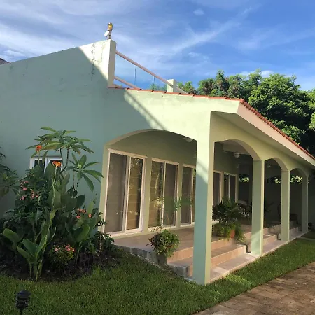 Cozumel Beach House Luxury Vacation Rentals - Villa Paradise Cozumel Has 2 Private Master Suites Ocean & Garden View